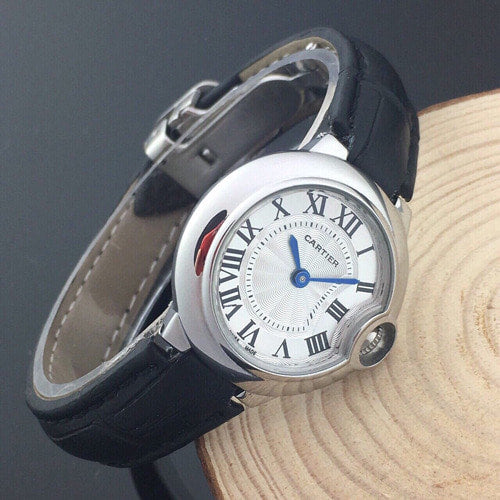 까르띠에 발롱블루 가죽 28mm watchW6920085 17310715