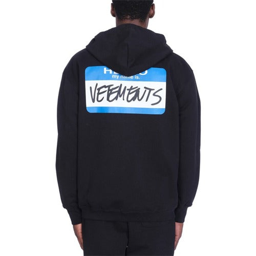 (국내배송) 베트멍 My Name Is Vetements 집업후드 - 당일출고 -